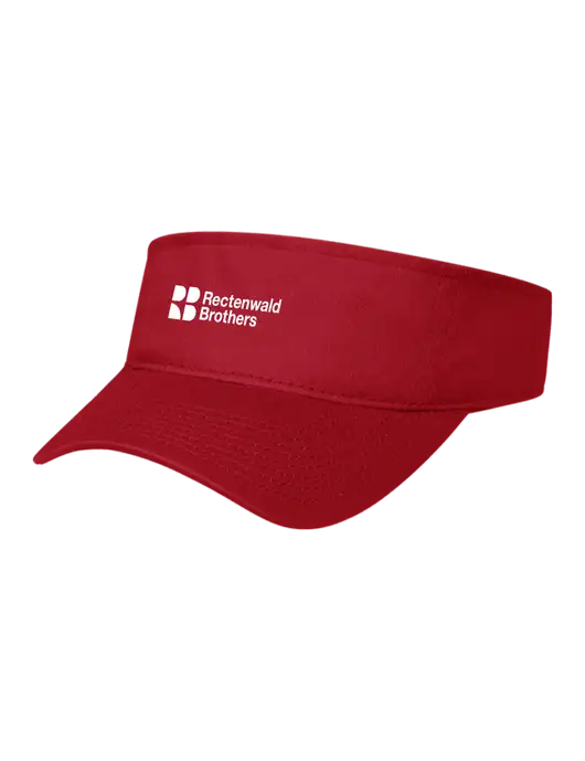 Red Cap Visor w/Rectenwald Brothers