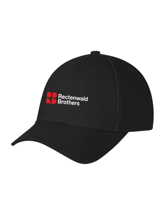 Black Structured Cap Hook & Loop w/Rectenwald Brothers