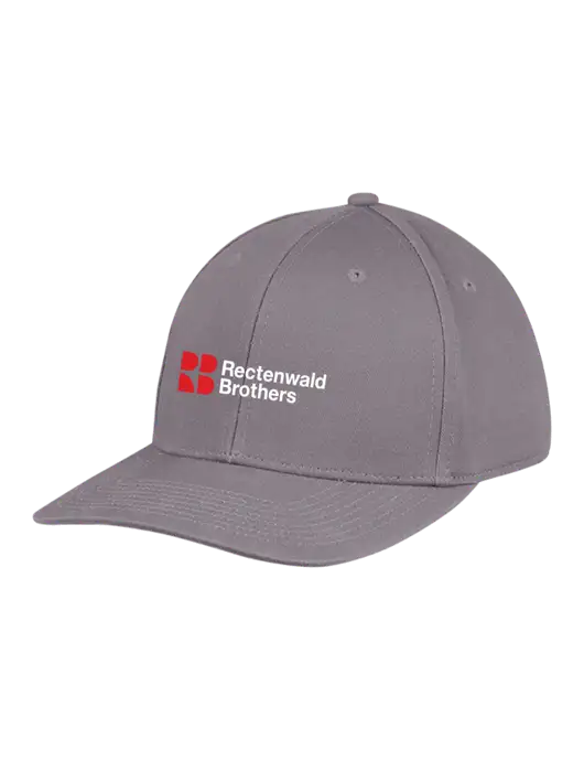 Premium Modern Structured Twill Charcoal Snapback Cap w/Rectenwald Brothers