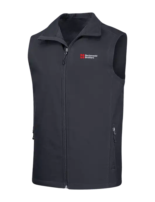 Dark Grey Core Soft Shell Vest w/Rectenwald Brothers