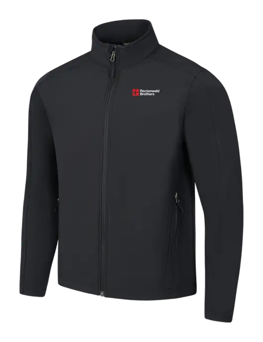 Black Core Soft Shell Jacket w/Rectenwald Brothers