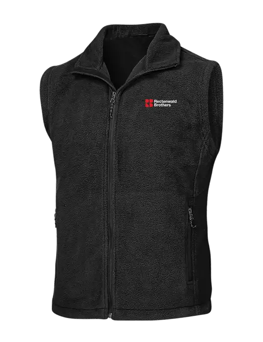 Black Fleece Vest w/Rectenwald Brothers