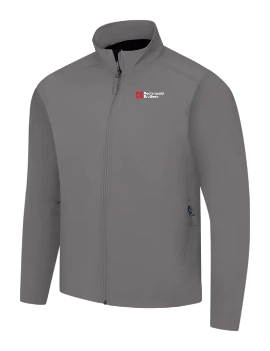 Medium Grey Core Soft Shell Jacket w/Rectenwald Brothers