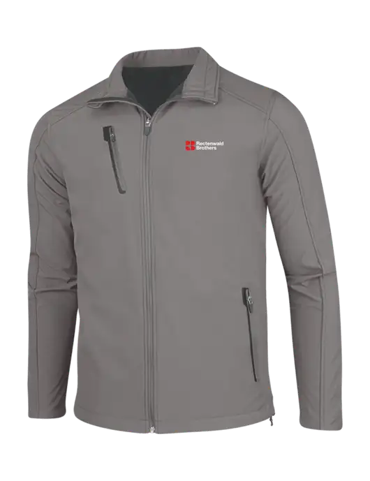 Medium Grey Welded Softshell Jacket w/Rectenwald Brothers
