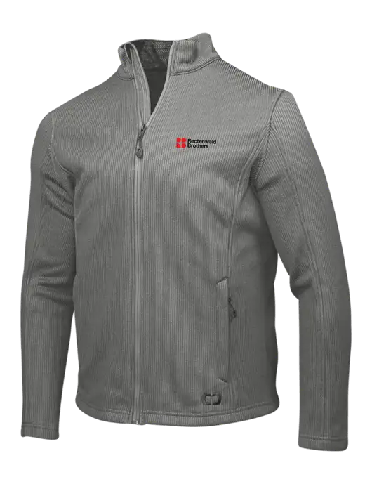 OGIO Medium Grey Grit Fleece Jacket w/Rectenwald Brothers