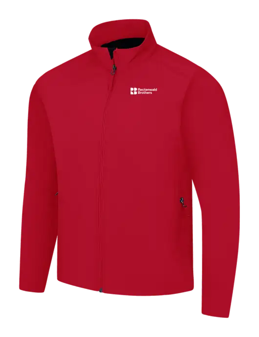 Red Core Soft Shell Jacket w/Rectenwald Brothers