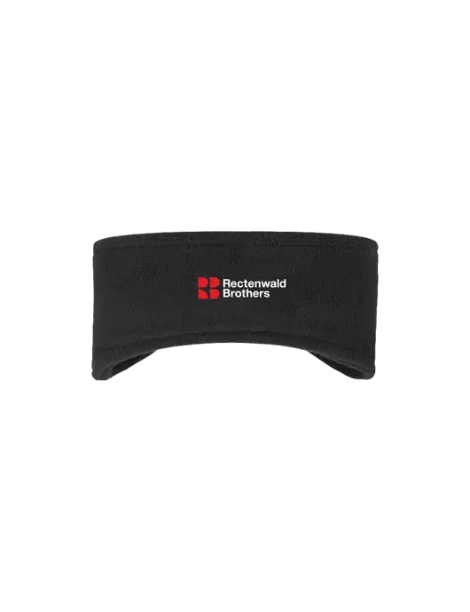 Black Stretch Fleece Headband w/Rectenwald Brothers