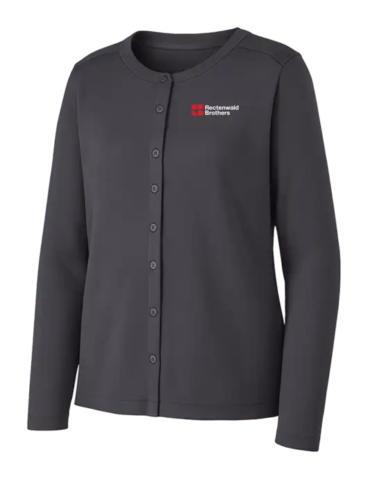 Grey Smoke Womens Concept Stretch Button-Front Cardigan Sweater w/Rectenwald Brothers