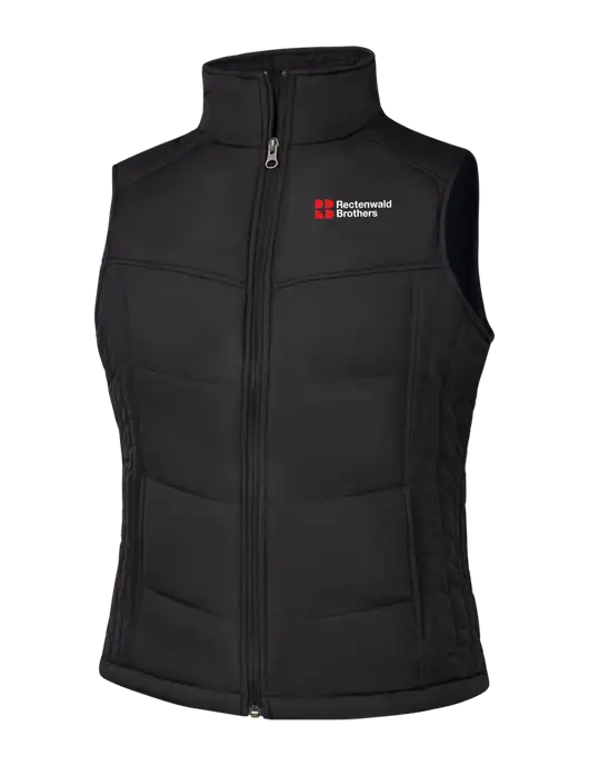 Womens Black/Black Vest w/Rectenwald Brothers