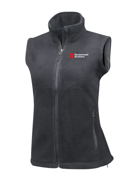 Medium Grey Womens Fleece Vest w/Rectenwald Brothers