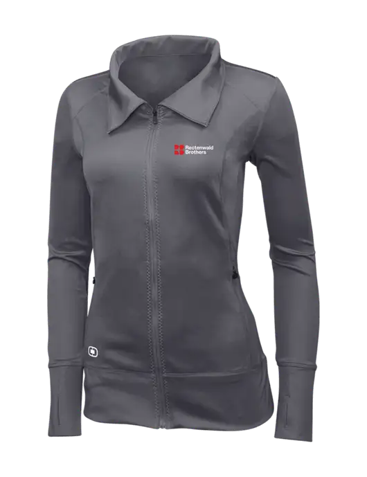 OGIO Dark Grey Womens Endurance Fulcrum Full-Zip w/Rectenwald Brothers