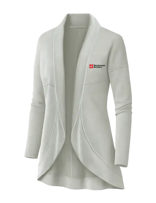 OGIO Ivory Snow Womens Luuma Cocoon Fleece w/Rectenwald Brothers