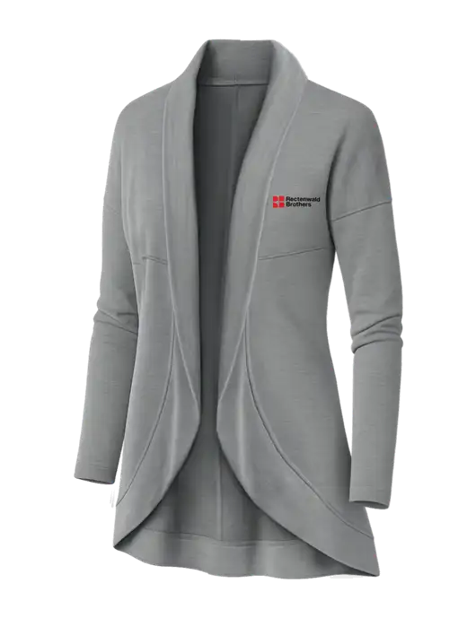 OGIO Light Grey Heather Womens Luuma Cocoon Fleece w/Rectenwald Brothers