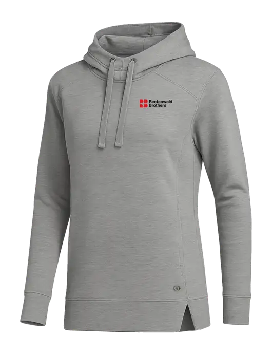 OGIO Heather Grey Womens Luuma Pullover Fleece Hoodie w/Rectenwald Brothers