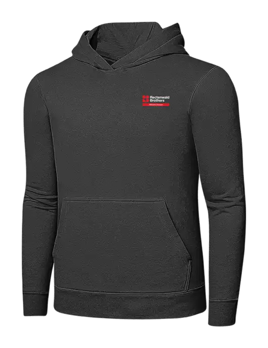Charcoal 7.8 oz Ring Spun Hooded Sweatshirt w/Millwork Division