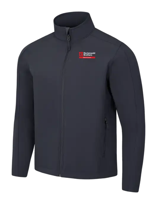 Charcoal Grey Core Soft Shell Jacket w/Millwork Division