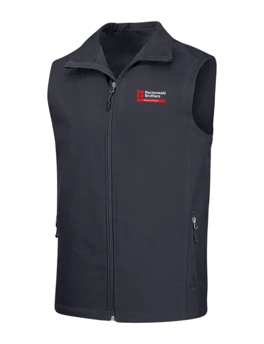 Dark Grey Core Soft Shell Vest w/Millwork Division