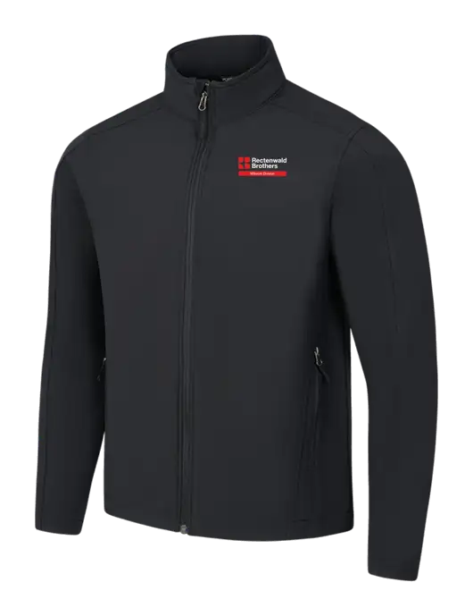Black Core Soft Shell Jacket w/Millwork Division