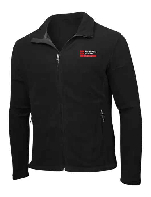 Black Fleece Jacket w/Millwork Division