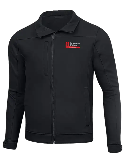 Cornerstone Charcoal Duck Bonded Soft Shell Jacket w/Millwork Division