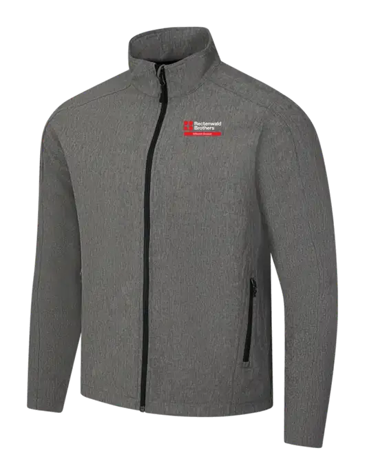Medium Grey Heather Core Soft Shell Jacket w/Millwork Division